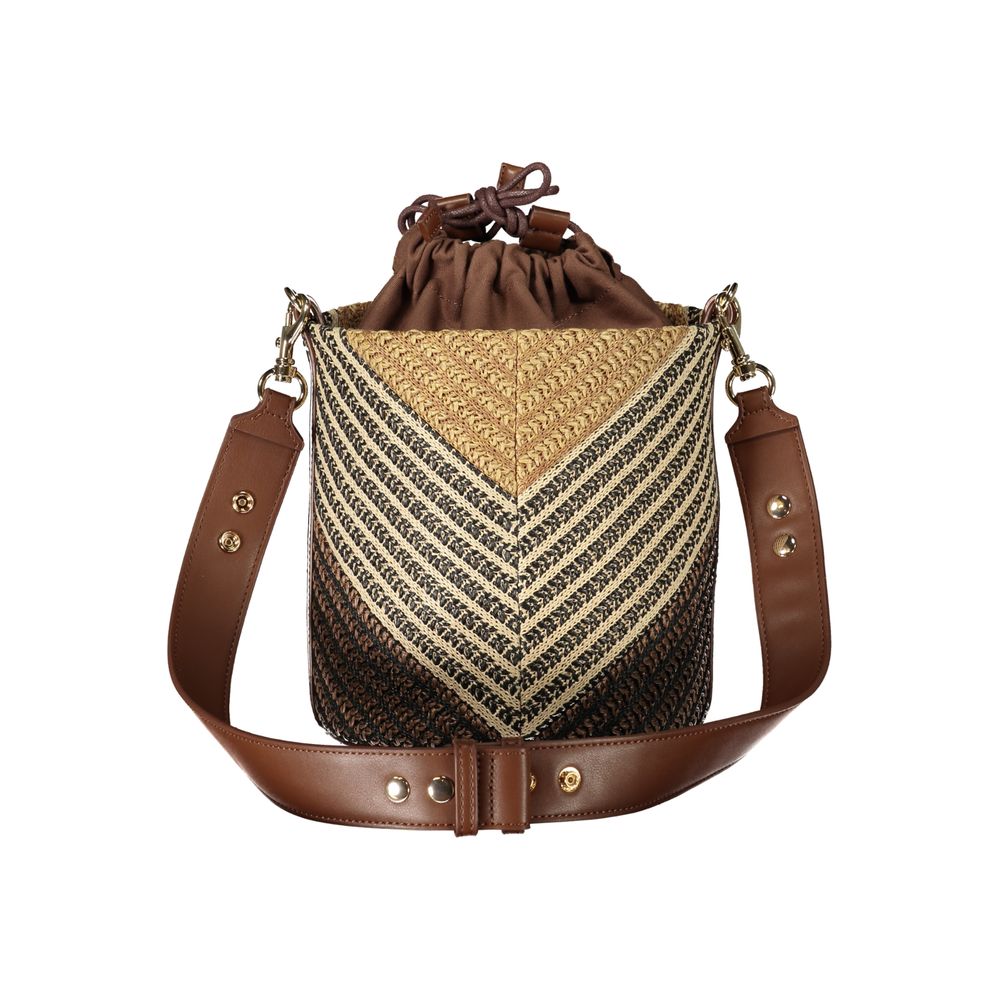 Twinset Brown Polyester Handbag