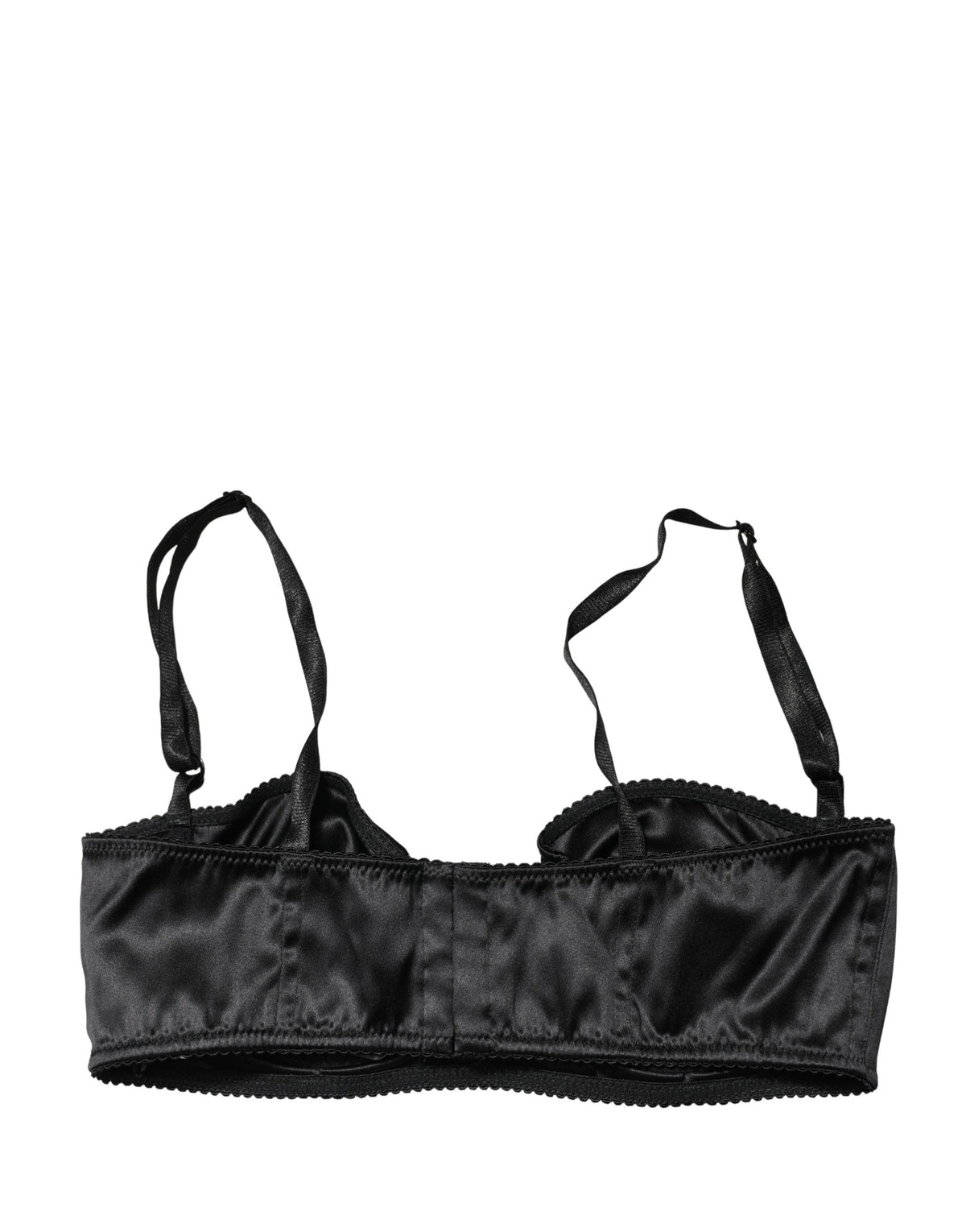 Dolce & Gabbana Black Semi-Pad Underwire Balconette Bra Underwear