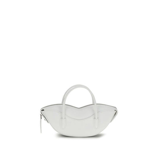 Fiorucci White Calf Leather Bos Taurus Handbag