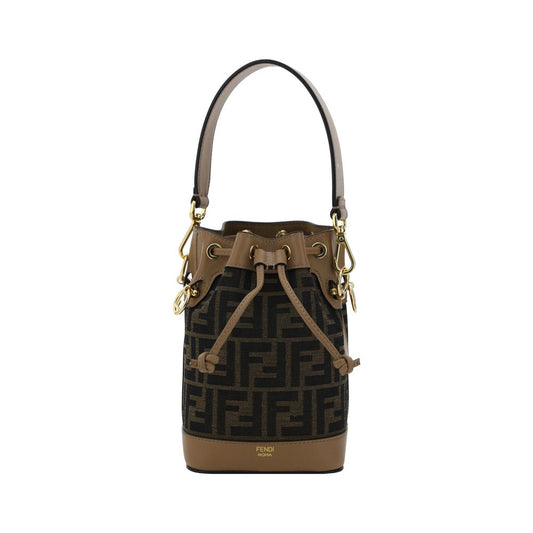 Fendi Brown Polyester Backet Bag