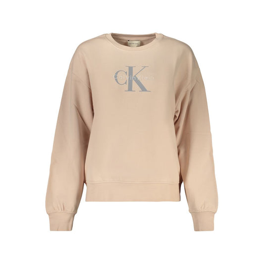 Calvin Klein Pink Cotton Women's Sweatshirt