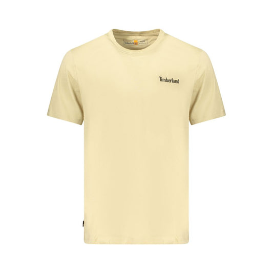 Timberland Beige Cotton Men's T-Shirt