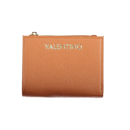 Mario Valentino Brown Polyurethane Womens Wallet