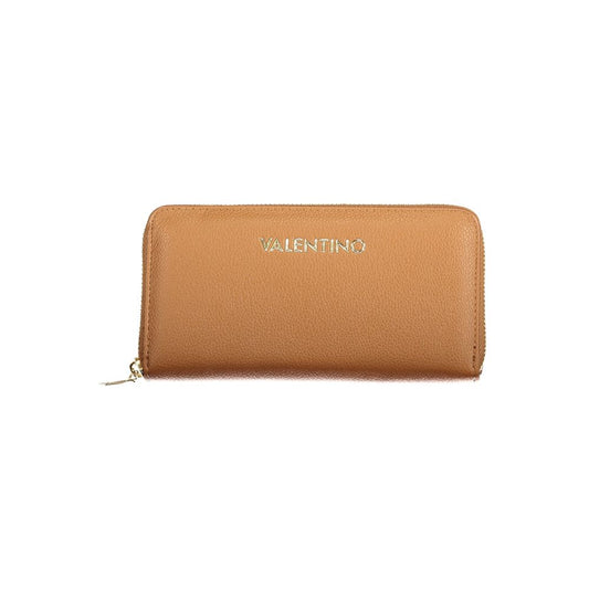Mario Valentino Brown Polyurethane Womens Wallet