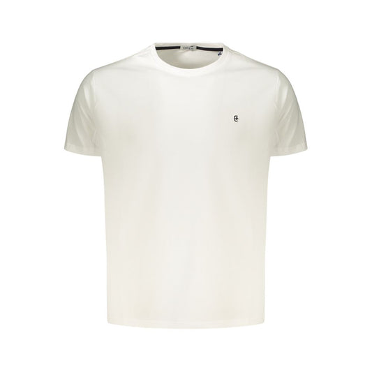 Coveri Moving Bianco Cotton Men's T-Shirt