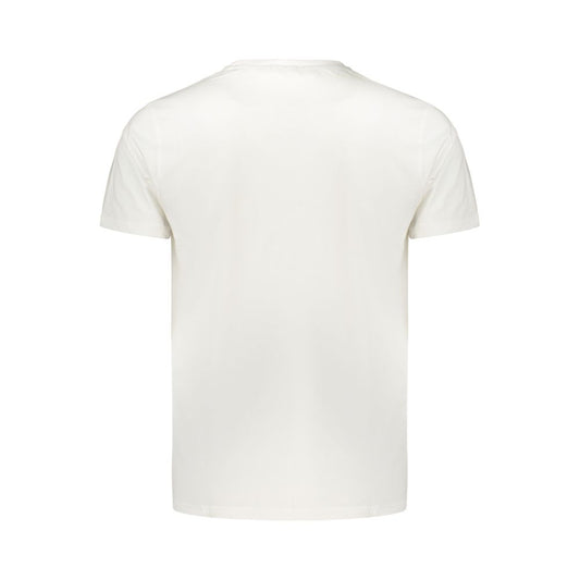 Coveri Moving Bianco Cotton Men's T-Shirt