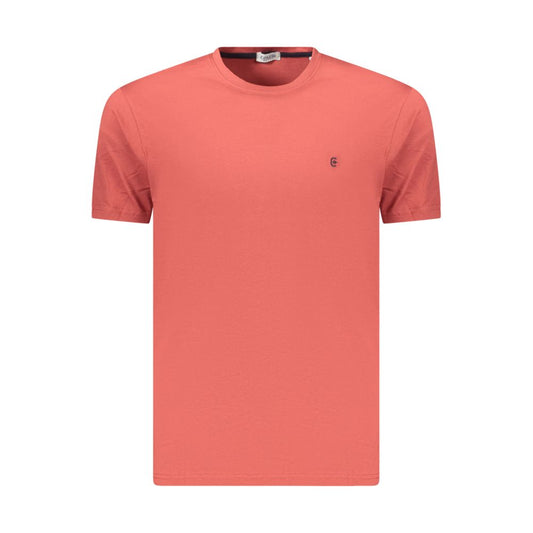 Coveri Moving Rosso Cotton Men's T-Shirt