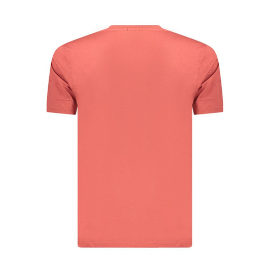 Coveri Moving Rosso Cotton Men's T-Shirt