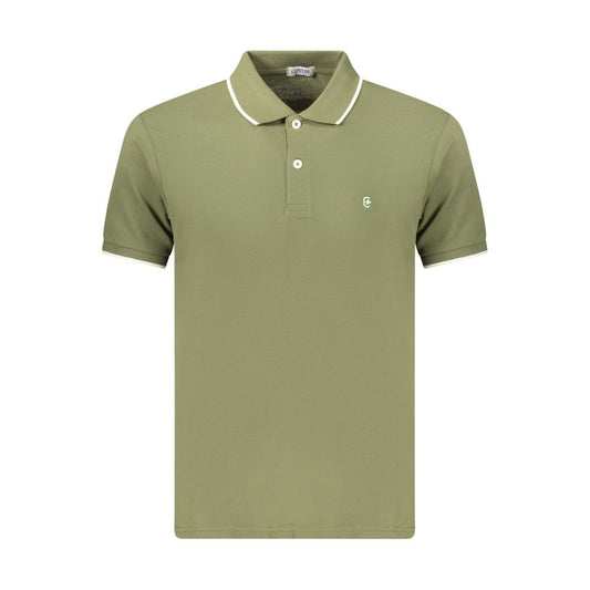 Coveri Moving Green Cotton Men's Polo
