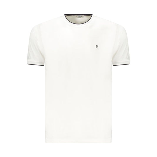 Coveri Moving Bianco Cotton Men's T-Shirt