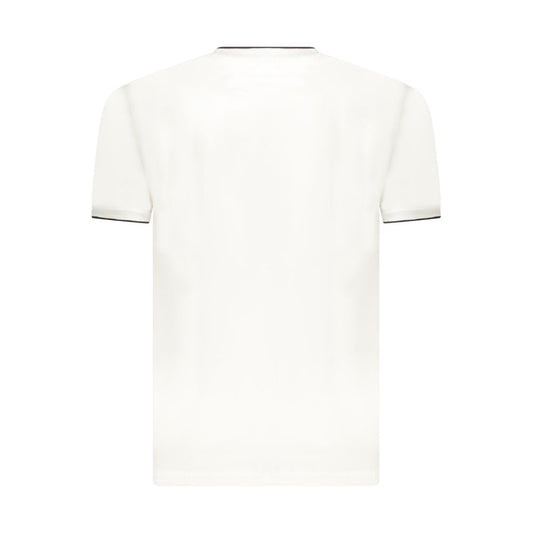 Coveri Moving Bianco Cotton Men's T-Shirt