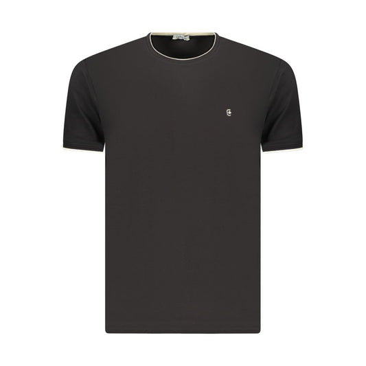 Coveri Moving Black Cotton Mens T-Shirt