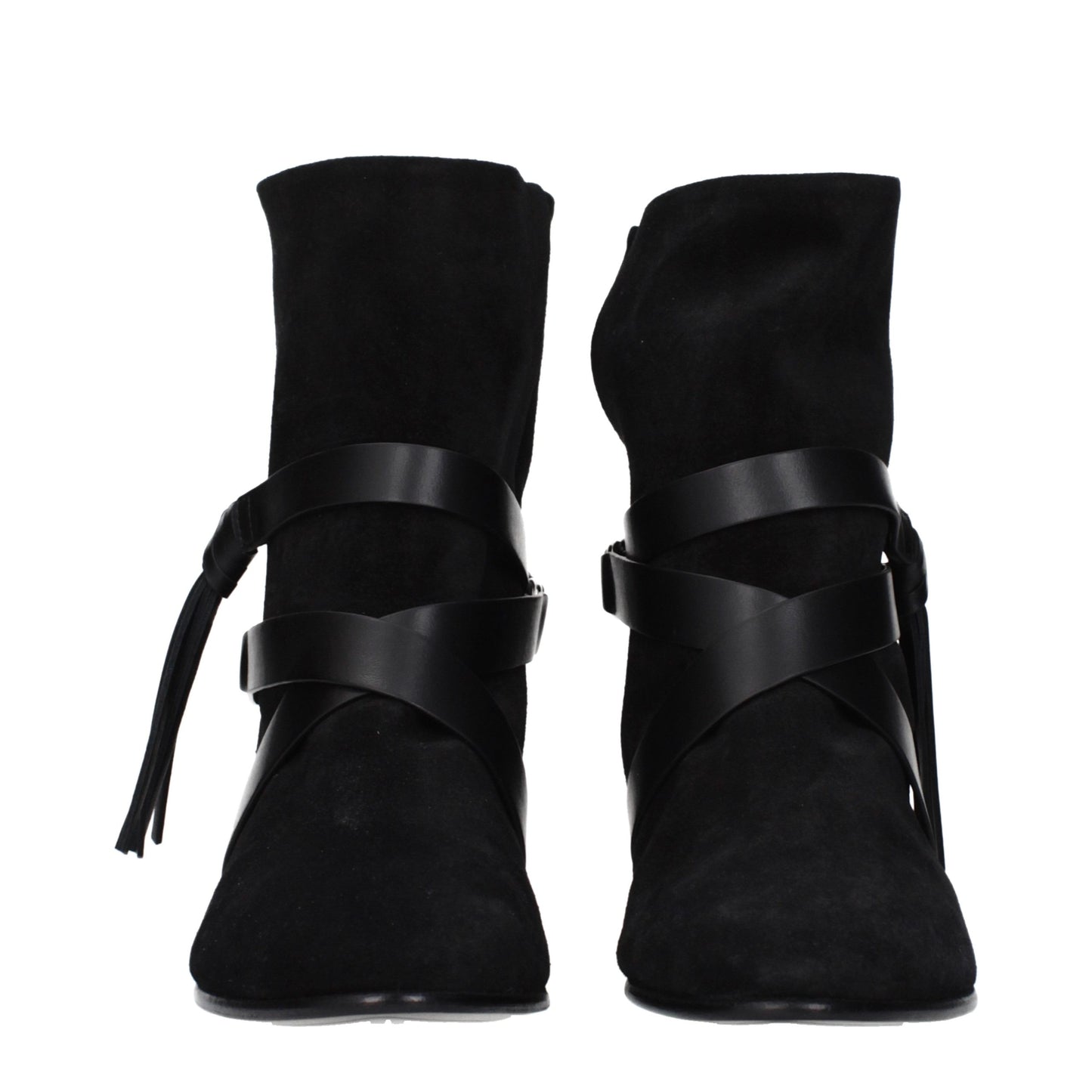 Isabel Marant Black Leather Ankle Boots