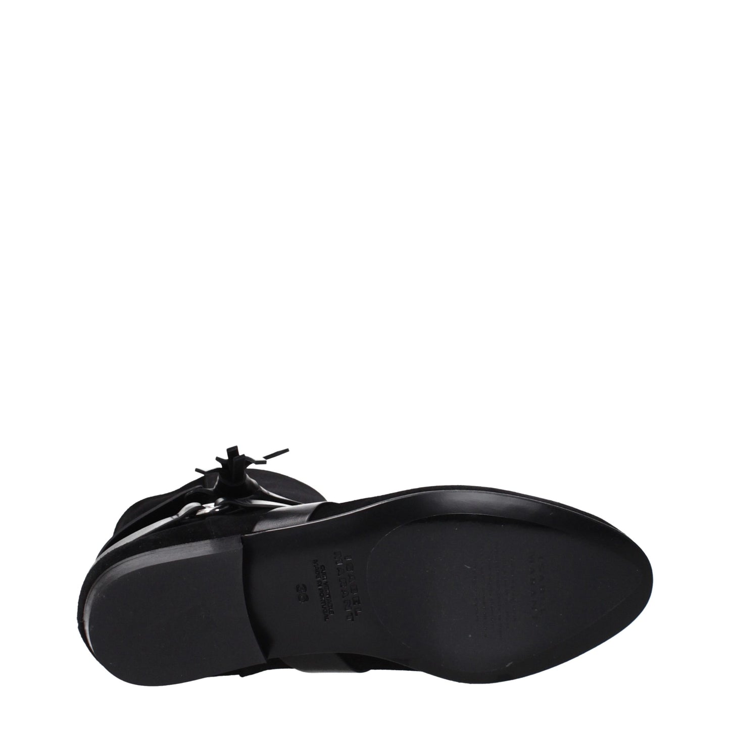 Isabel Marant Black Leather Ankle Boots