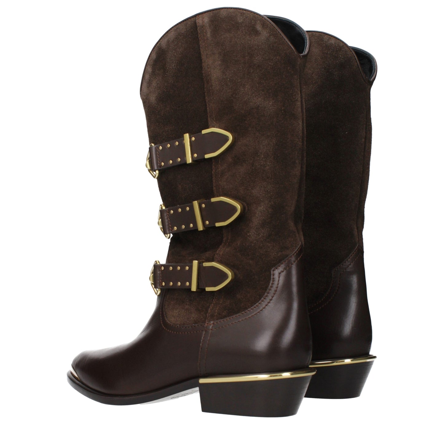 Isabel Marant Brown Leather Ankle Boots