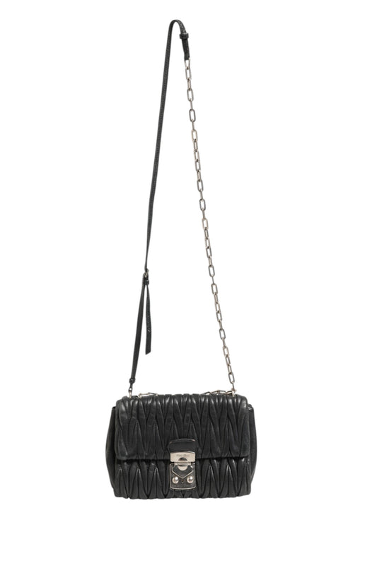 Miu Miu Confidential Matelasse Leather Flap Shoulder Bag