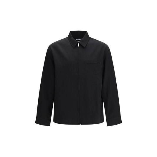 Jacquemus Black Wool Oves Aries Shirt