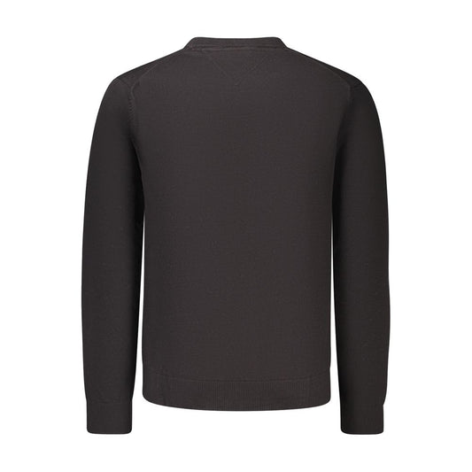 Tommy Hilfiger Black Cotton Men's Sweater