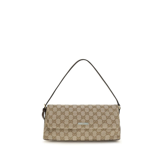 Gucci Brown Fabric Shoulder Bag