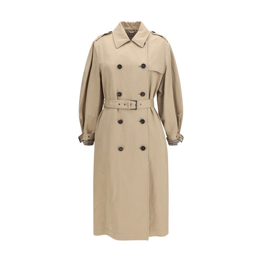 Brunello Cucinelli Beige Cotton Coat