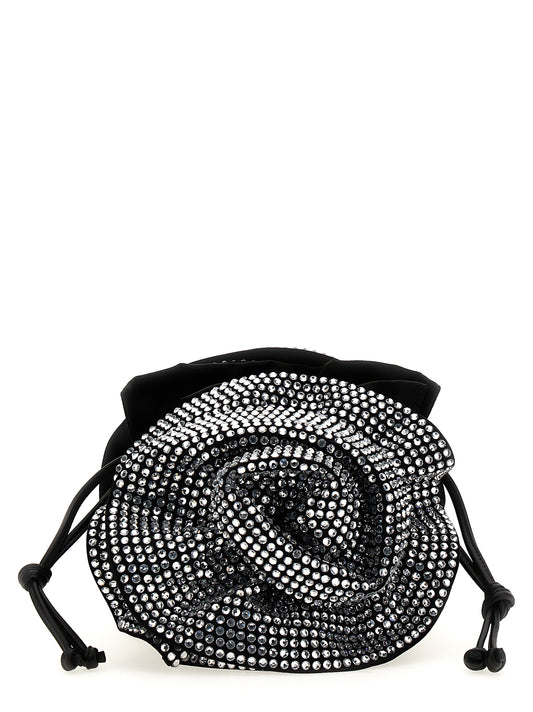 Magda Butrym Black Viscose Crossbody Bag