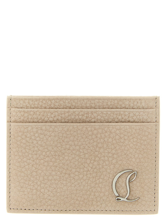 Christian Louboutin Beige Calfskin Cardholder