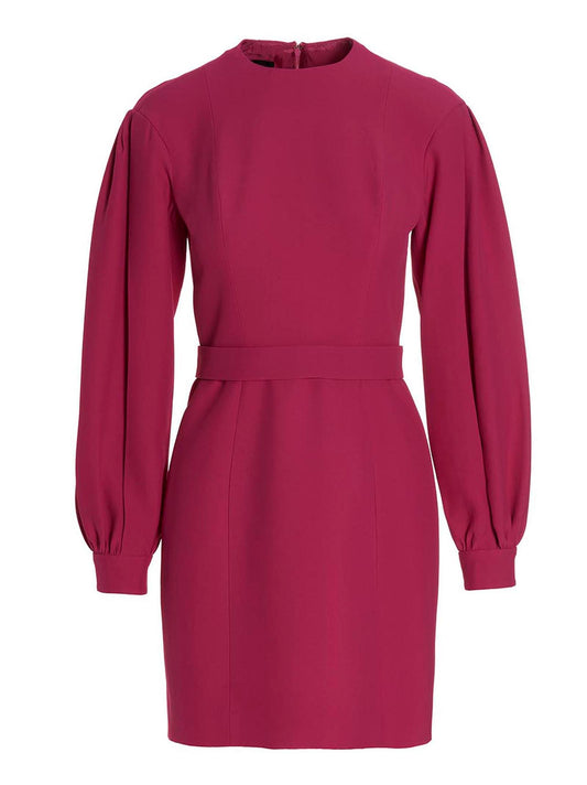 Giovanni Bedin Fuchsia Viscose Short Dress
