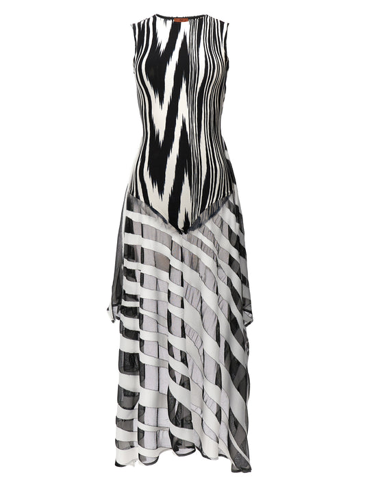 Missoni Bicolor Viscose Bodysuit