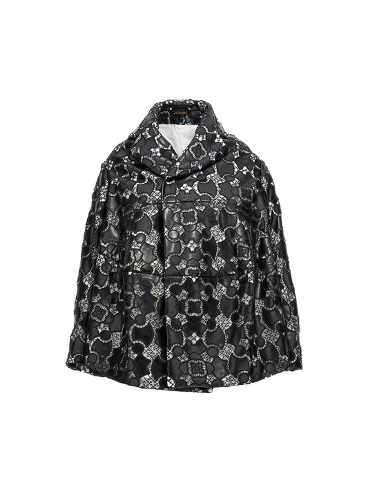 Comme Des Garçons Bicolor Polyethylene Leather Jacket