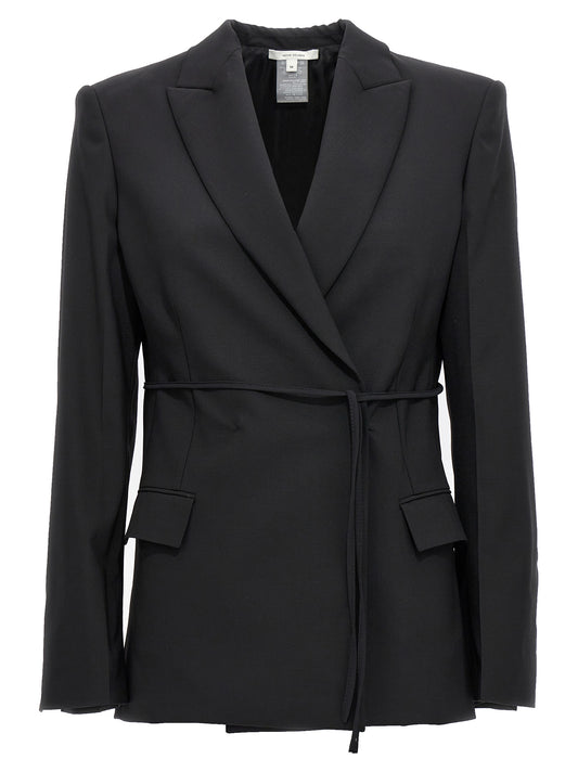 Nensi Dojaka Black Virgin Wool Blazer