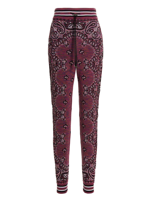 Amiri Purple Cotton Joggers (Workout Pants)