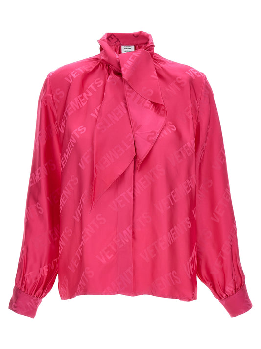 Vetements Fuchsia Viscose Blouse