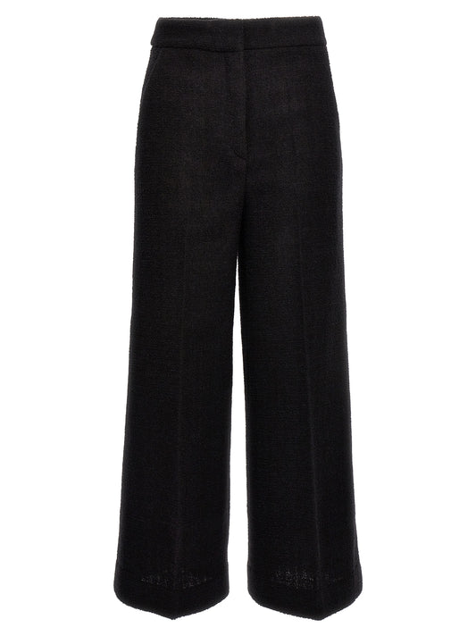 Moschino Black Wool Cropped Pants