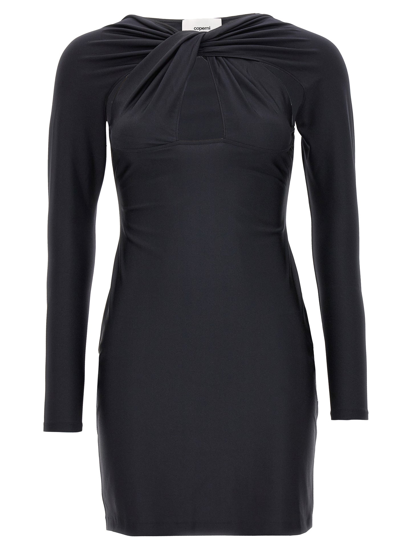 Coperni Black Polyamide Short Dress