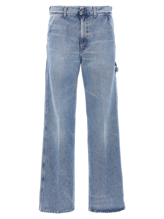 Made in Tomboy Blue Cotton Relaxed Fit Jeans