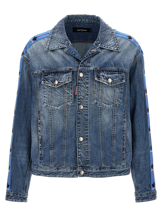 Dsquared² Blue Cotton Denim Jacket