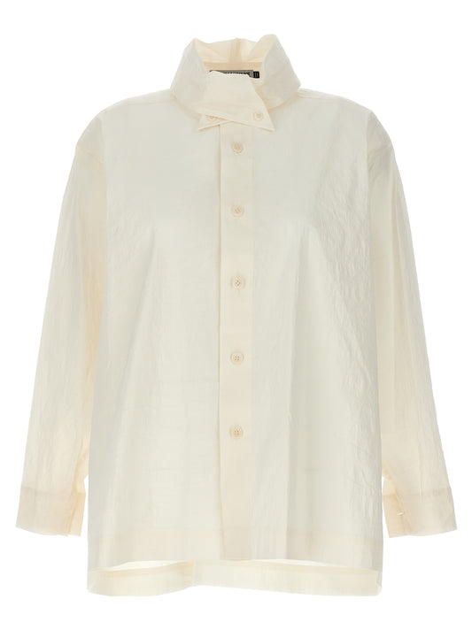 Issey Miyake White Fibers Blouse