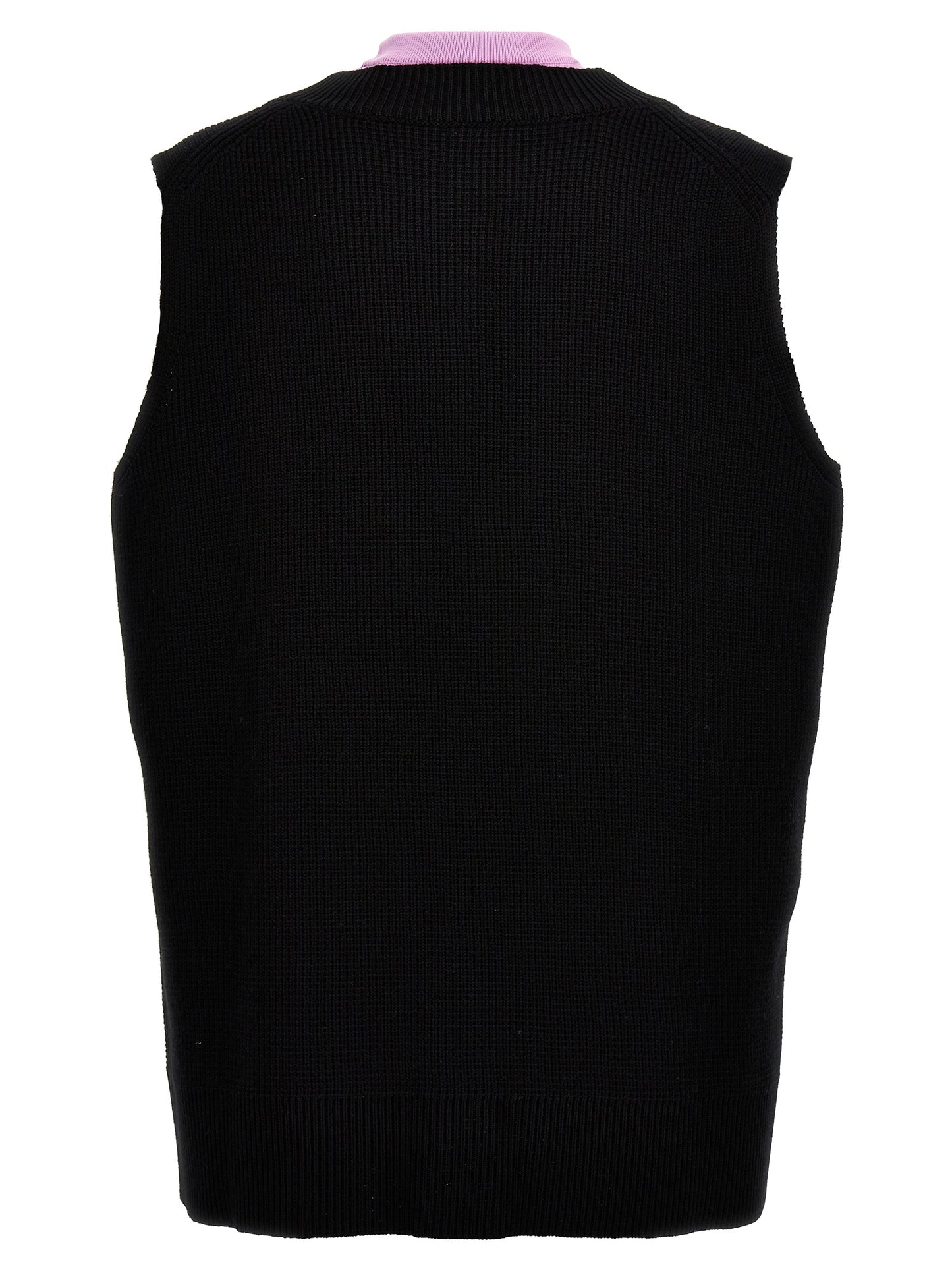 Jil Sander Multicolor Wool Sleeveles Sweater
