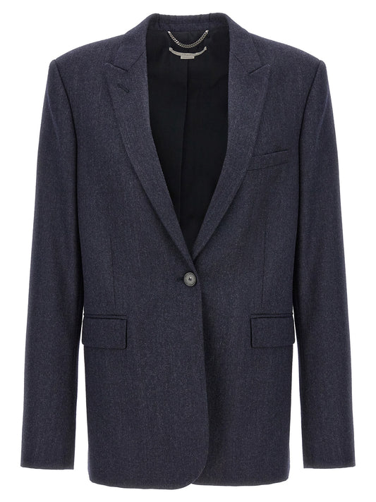 Stella McCartney Blue Viscose Blazer