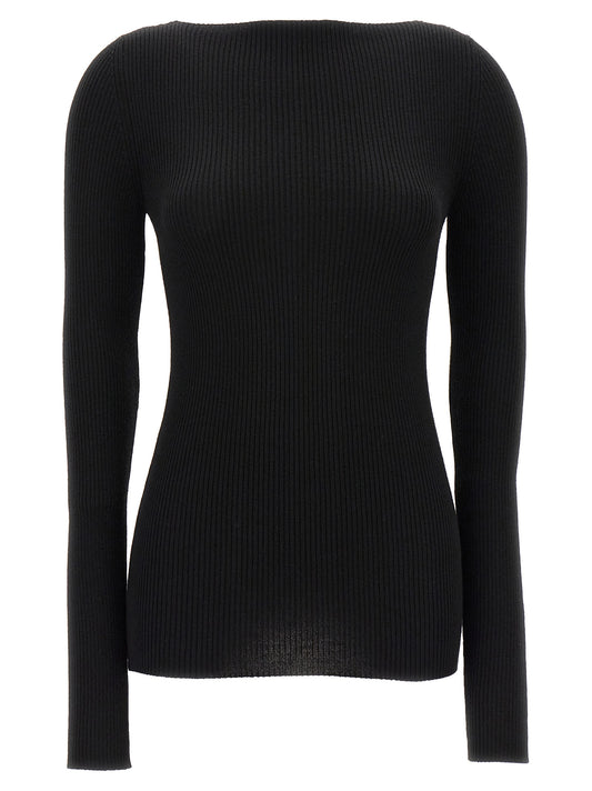 Rick Owens Black Wool Cardigan
