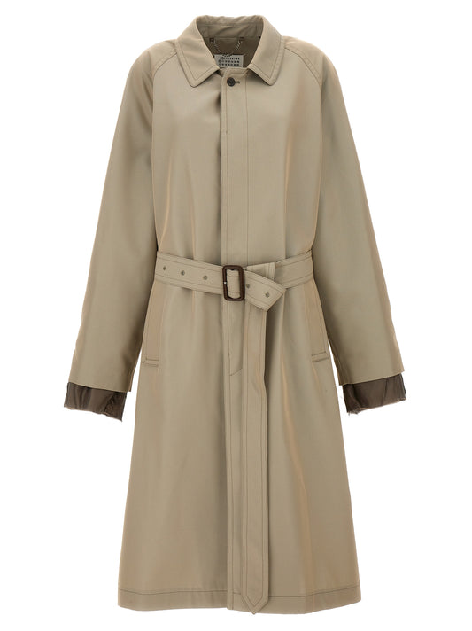 Maison Margiela Beige Cotton Coat