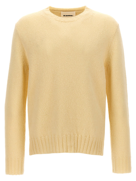 Jil Sander Beige Wool Cardigan