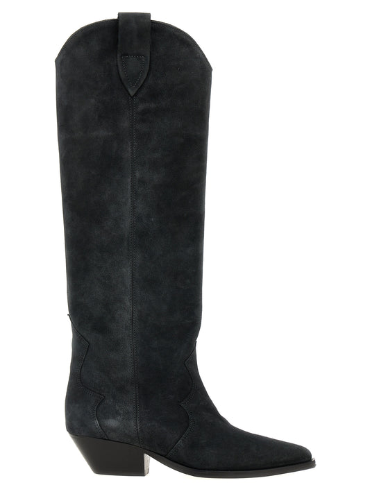 Isabel Marant Black Calfskin Chelsea Boots