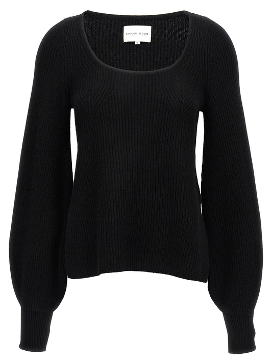 Loulou De Saison Black Cashmere Cardigan