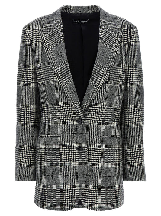 Dolce & Gabbana Bicolor Wool Blazer