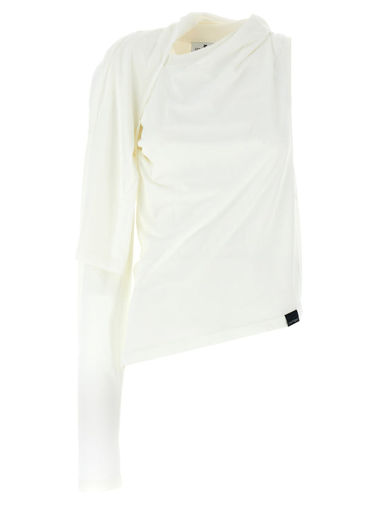 Courrèges White Cotton Long Sleeve T-Shirt