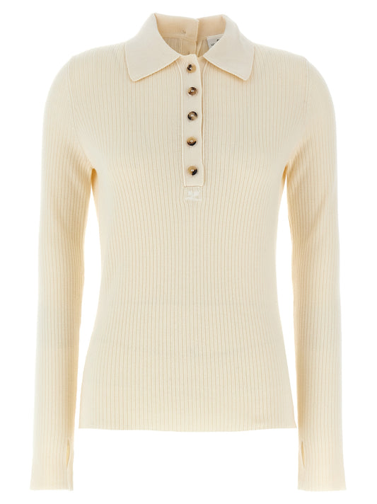 Courrèges White Cotton Cardigan