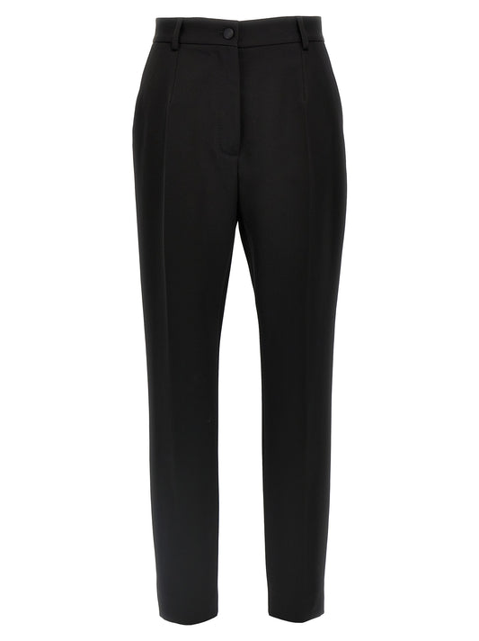 Dolce & Gabbana Black Virgin Wool Tuxedo