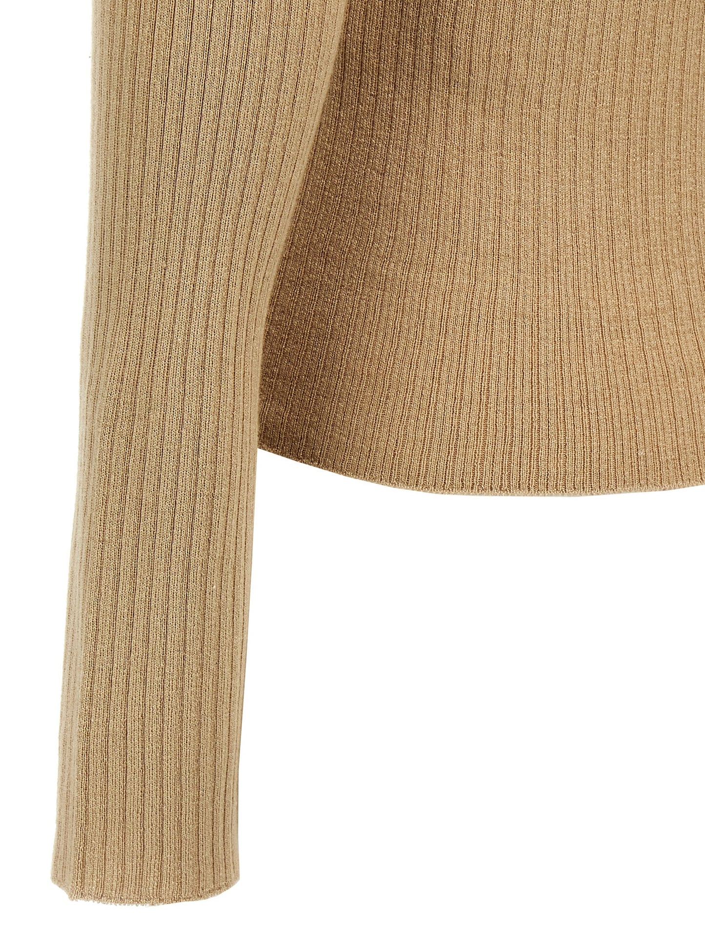 Max Mara Beige Silk Cardigan