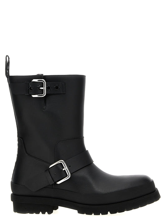 Stella McCartney Black Polyester Ankle Boots